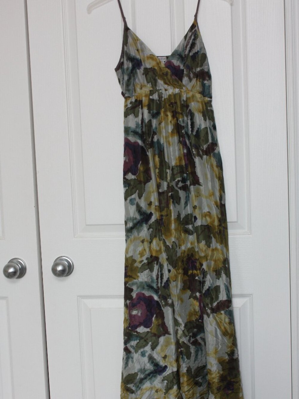 Tristan Silk Floral Maxi Dress XS Size 1 Romantic Cottagecore Elegant Slip Dress - Picture 3 of 11